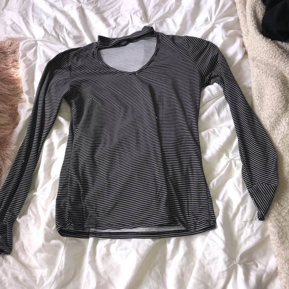 Long sleeve striped shirt